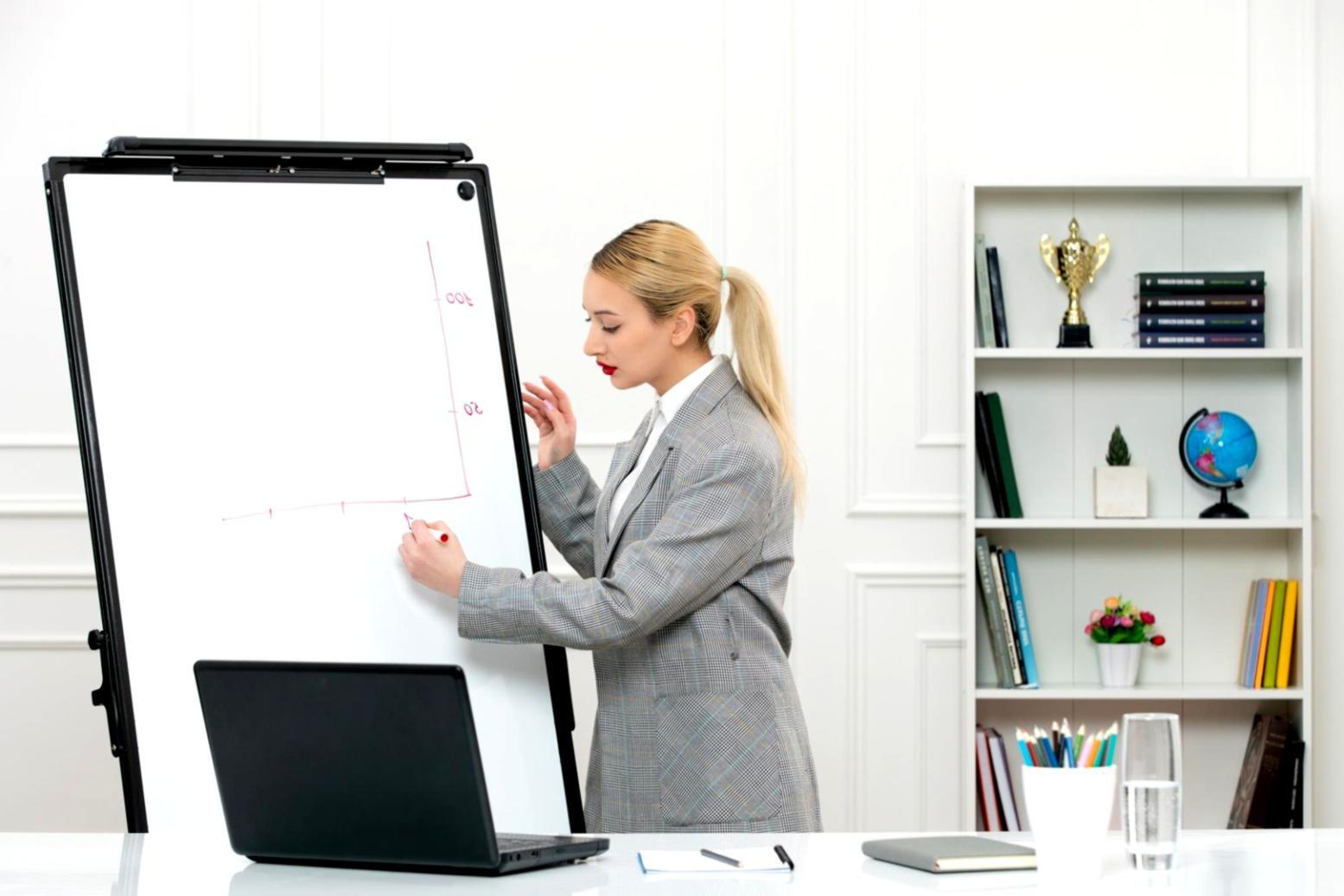 Sesión de análisis financiero con cliente en oficinas de alurionyra